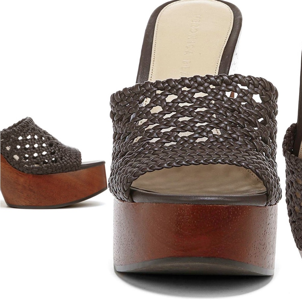 1 hour sale. 💎 Veronica Beard, platform sandals - Picture 2 of 11